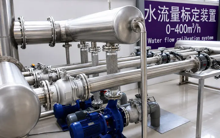无锡求信流量仪表0-400吨液体流量标定装置