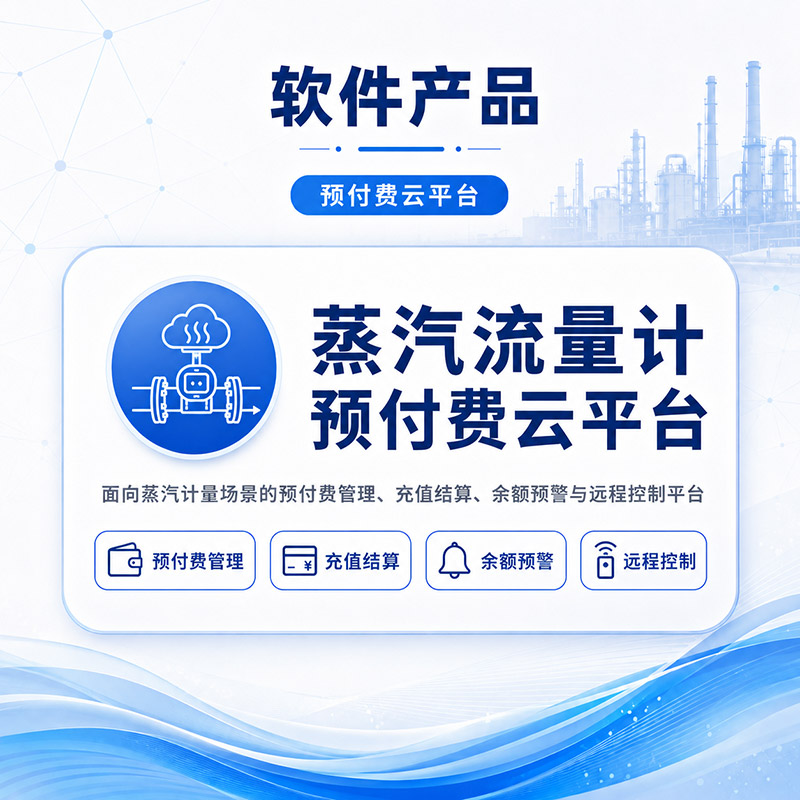 蒸汽流量计预付费云平台