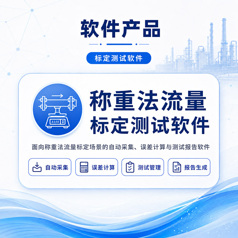 称重法流量标定测试软件