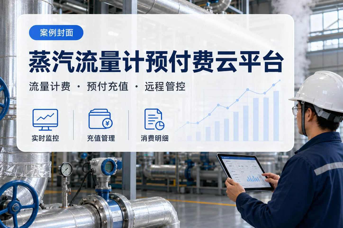 工业园区工厂蒸汽计量收费系统改造应用案例