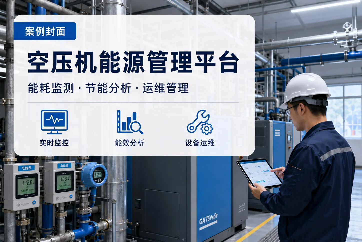 工厂压缩空气管网能耗监测与节能分析改造案例