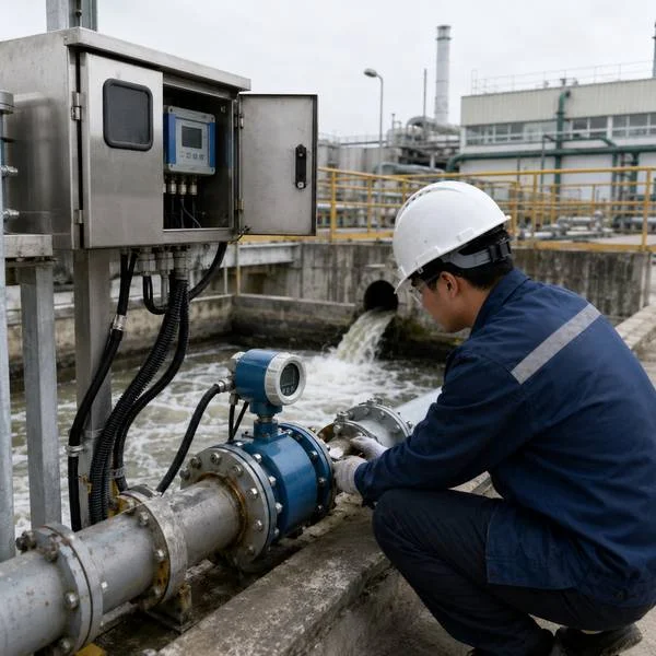 工厂污水池液位在线监测与自动排水控制改造案例