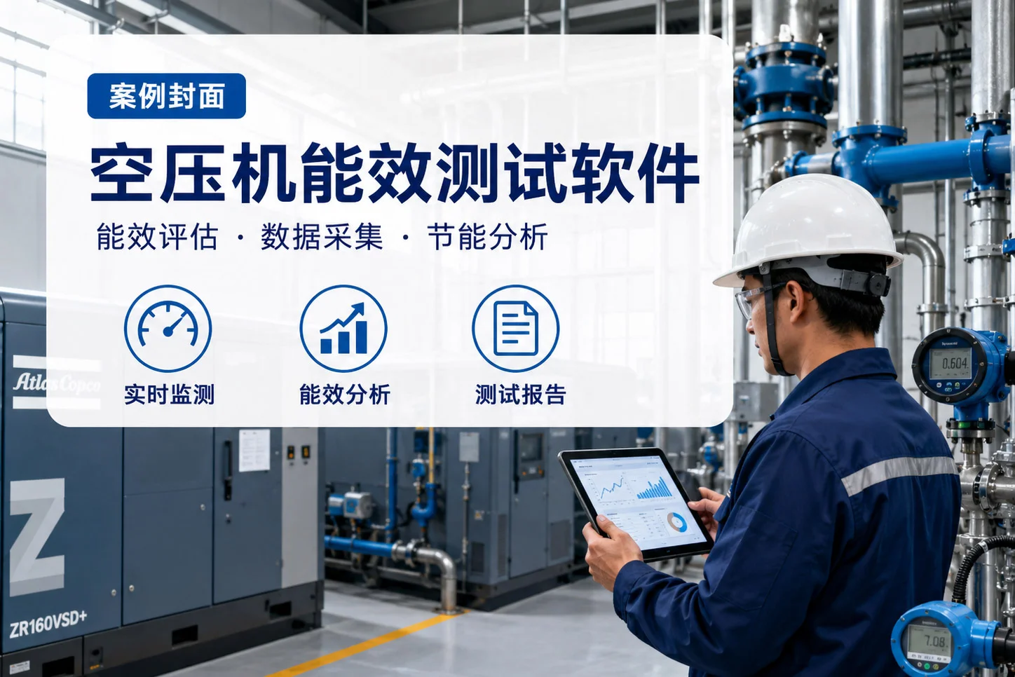 空压机系统节能改造配套流量监测应用案例