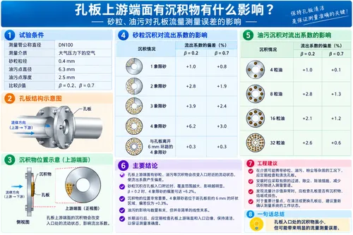 砂粒、油污对孔板流量测量误差的影响
